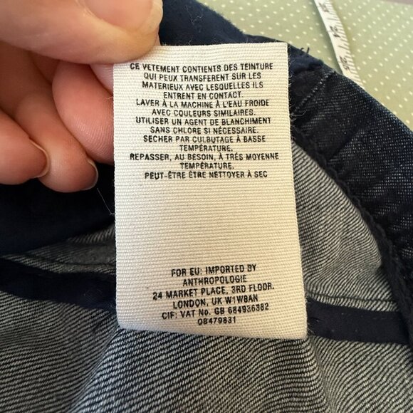 Women's S Pilcro & The Letterpress Denim Blazer Jacket - Picture 8 of 9